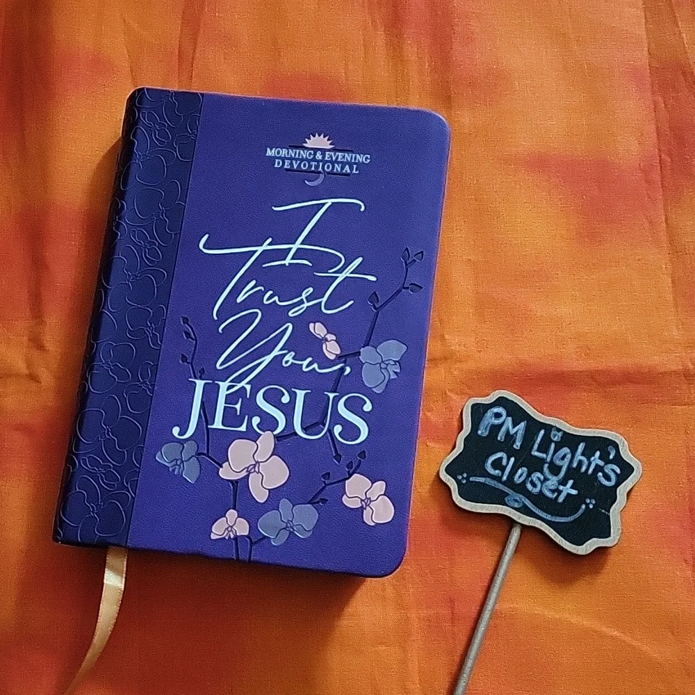 I Trust You, Jesus Morning & Evening Devotional Book New Purple Cover